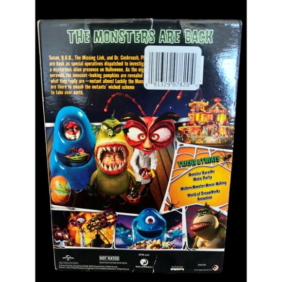 Dreamworks Monsters Vs Aliens Mutant Pumpkins from Outer‎ Space Glow In The Dark - Picture 2 of 5